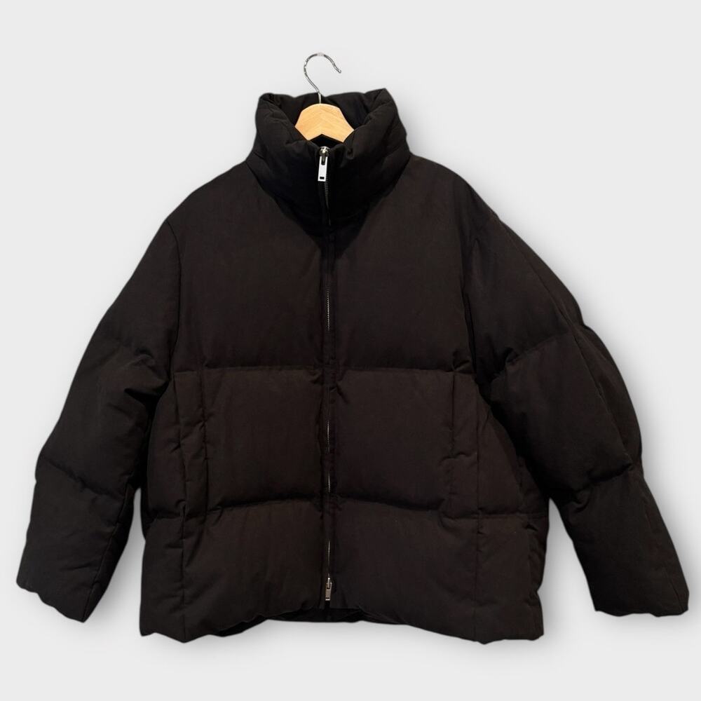 COS Oversized Hooded Down Puffer Jacket Size US/Large - Picture 7 of 16